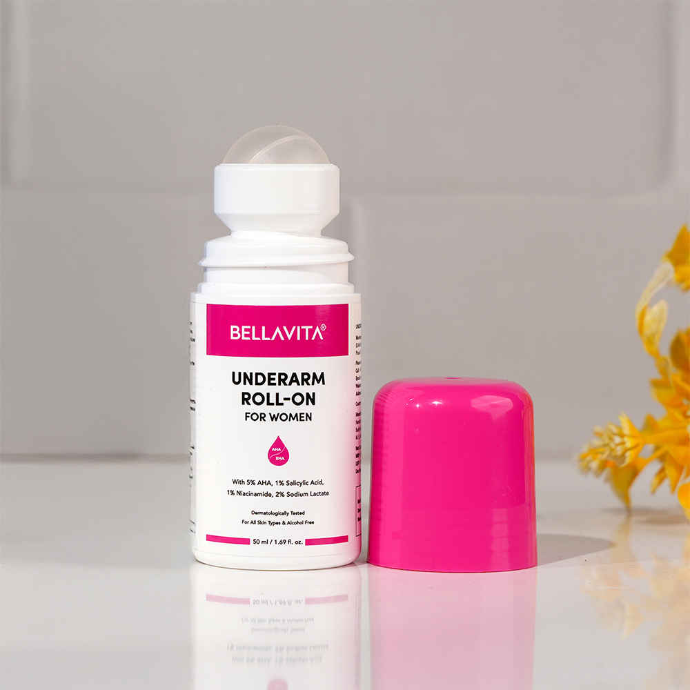 Buy Bella Vita Organic DeoWhite Under Arm Skin Whitening Natural Roll On Deodorant Stick for Women(50 ml) - Purplle