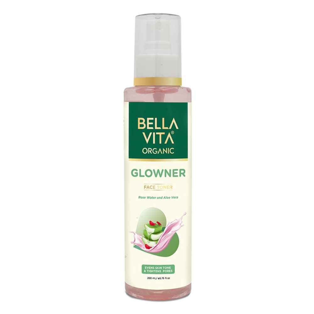 Buy Bella Vita Organic Glowner Rose Water Face Mist & Toner  - Alcohol & Free (100 ml) - Purplle