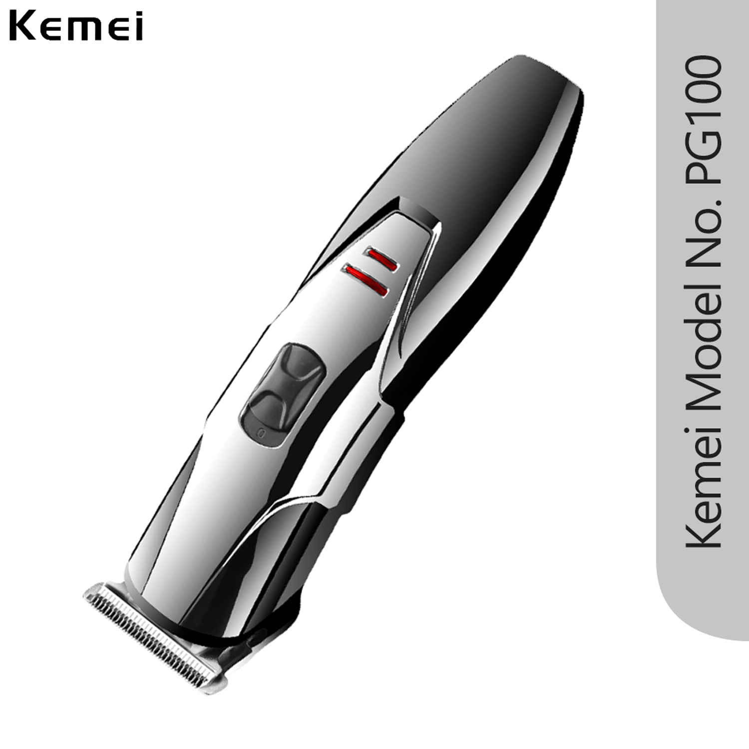Buy Kemei KM-PG100 Rechargeable, Cordless Trimmer For Men (Multicolor) - Purplle