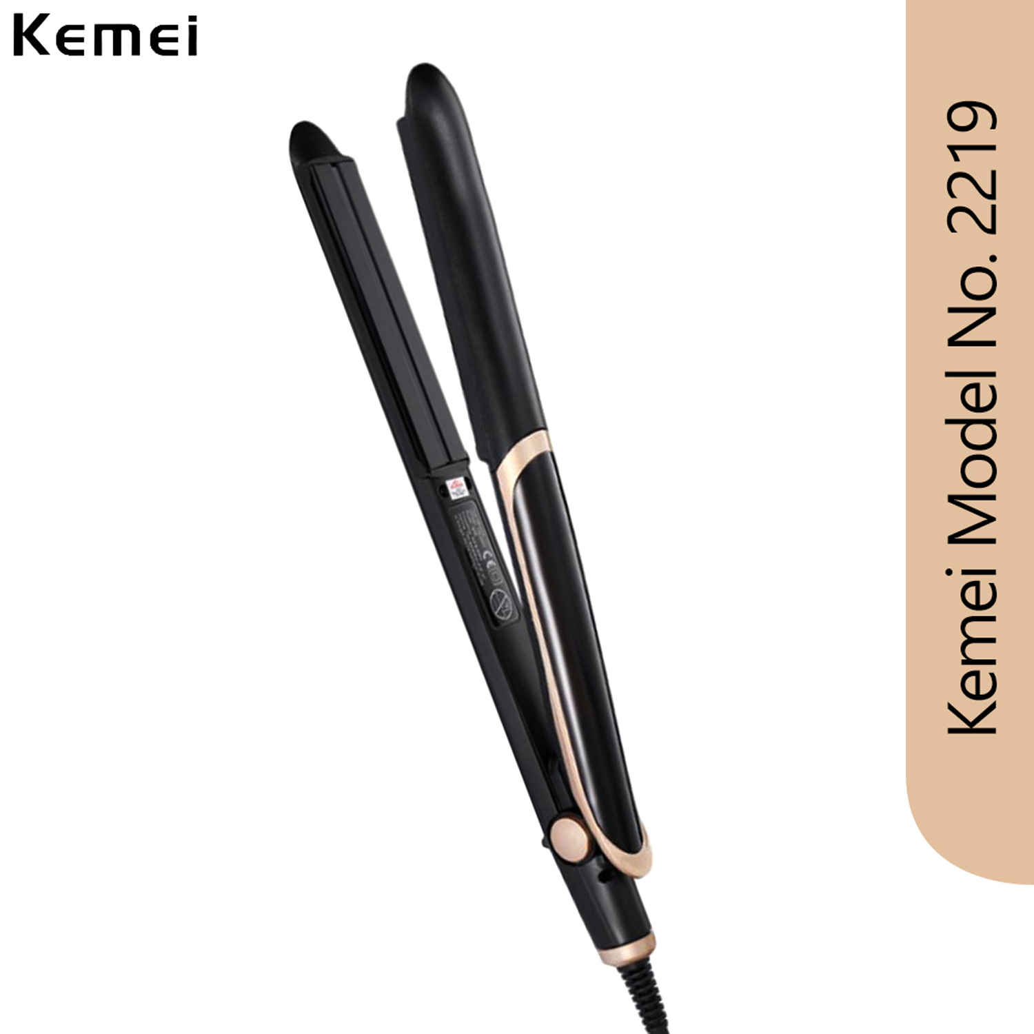 Buy Kemei KM-2219 Professional Hair iron - Purplle