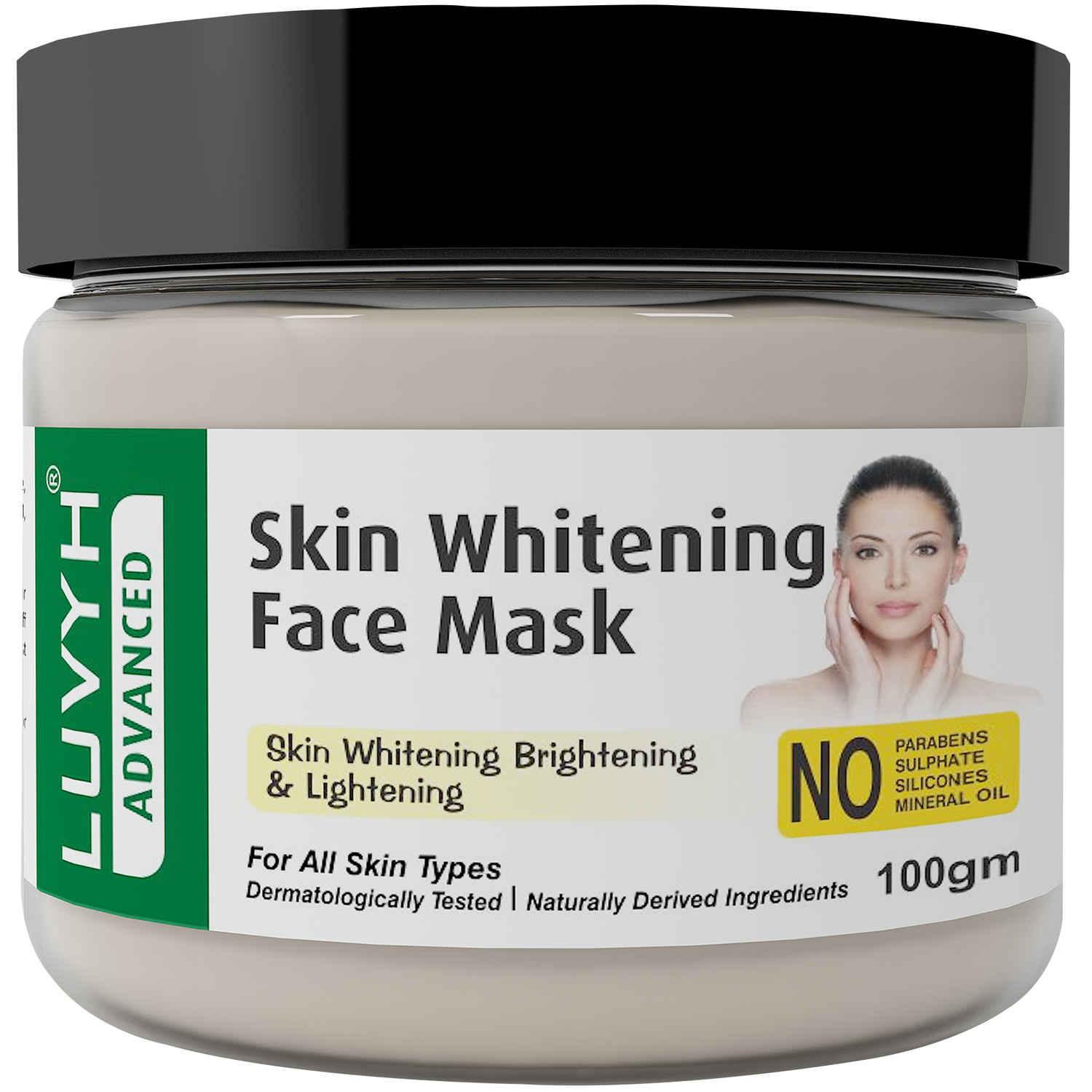 Buy Luvyh Skin Whitening Face Mask - 100g - Purplle