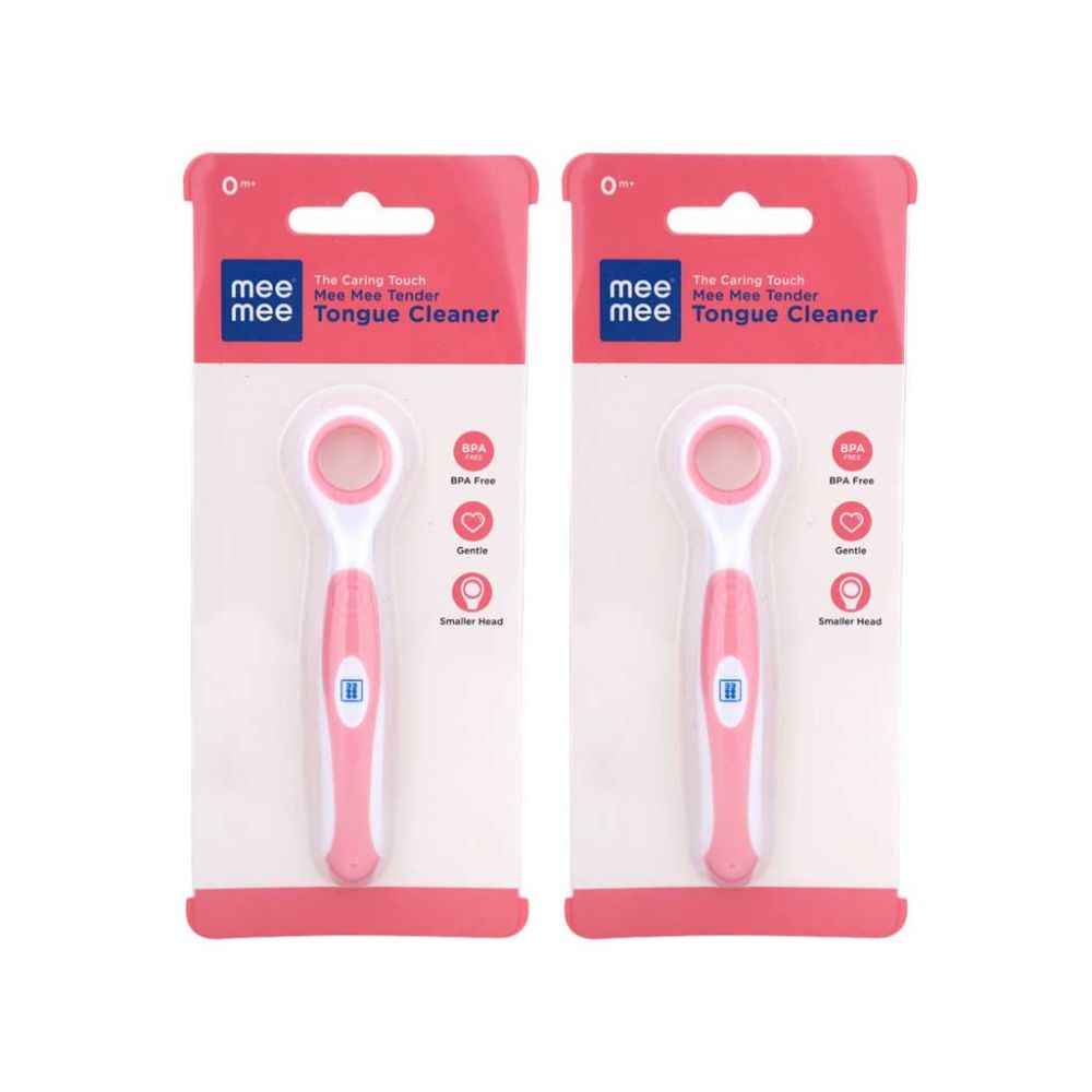 Buy Mee Mee Tongue Cleaner Brush, Pink (Pack of 2) Extra Soft Toothbrush (2 Toothbrushes) - Purplle