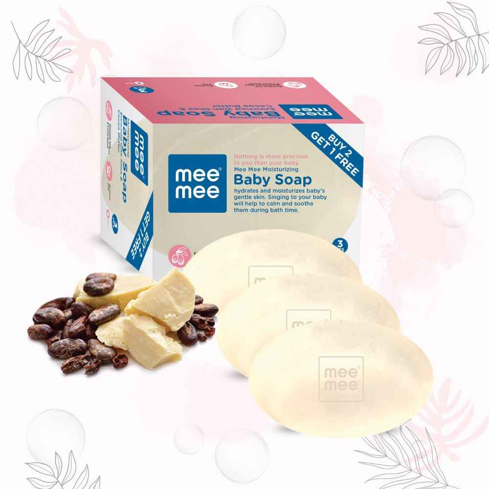 Buy Mee Mee Moisturizing Baby Soap (Pack of 3) (3 x 25 g) - Purplle