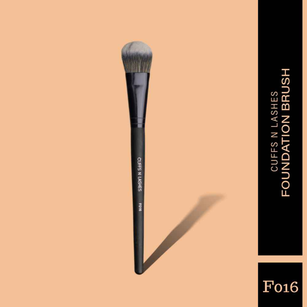 Buy Cuffs N Lashes Makeup Brushes, F016 Foundation Brush - 1 pc - Purplle