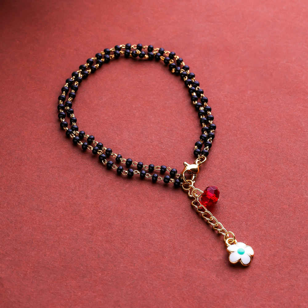 Buy Estele Gold Plated Amore Mangalsutra Bracelet for Women - Purplle