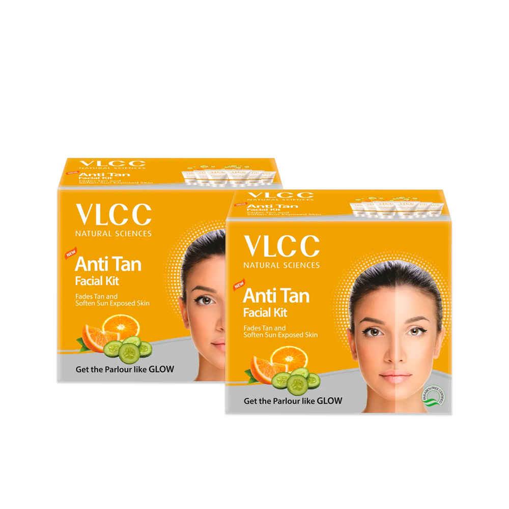 Buy VLCC Anti Tan Facial Kit (60 g) - Pack of 2 - Purplle