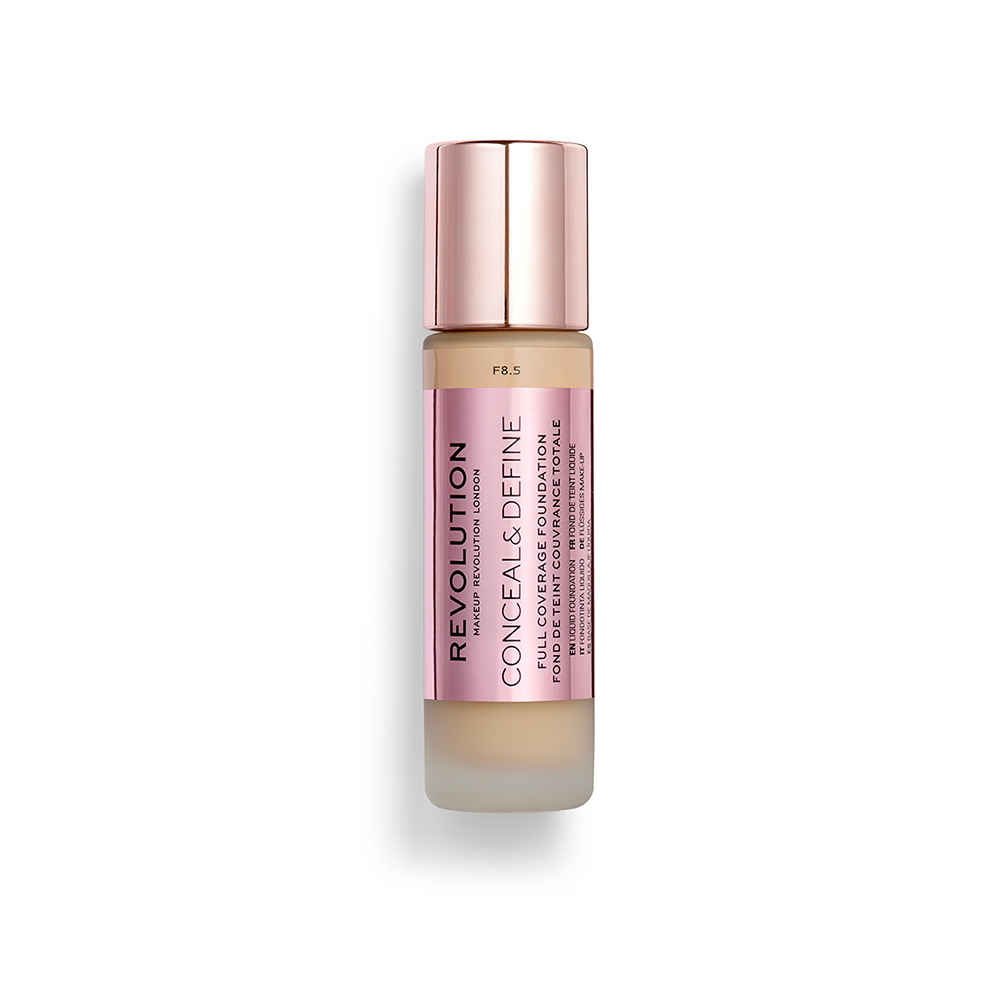 Buy Makeup Revolution Conceal & Define Foundation F8.5 (23 ml) - Purplle