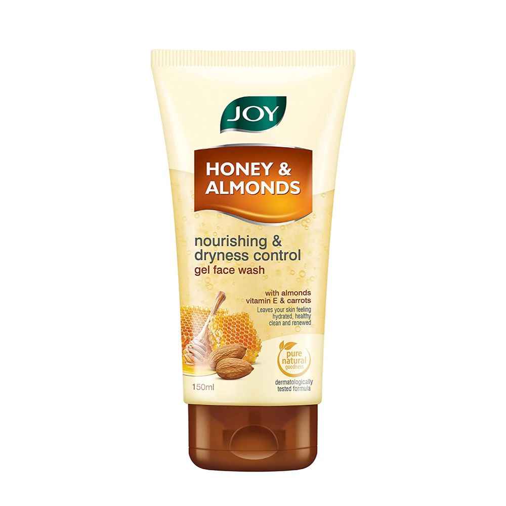 Buy Joy Honey & Almonds Nourishing & Dryness Control Gel Face Wash (150 ml) - Purplle