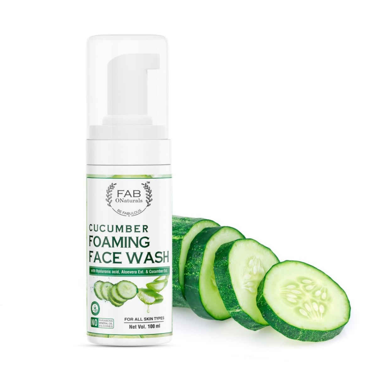Buy FABONATURALS Cucumber Foaming Facewash - Purplle