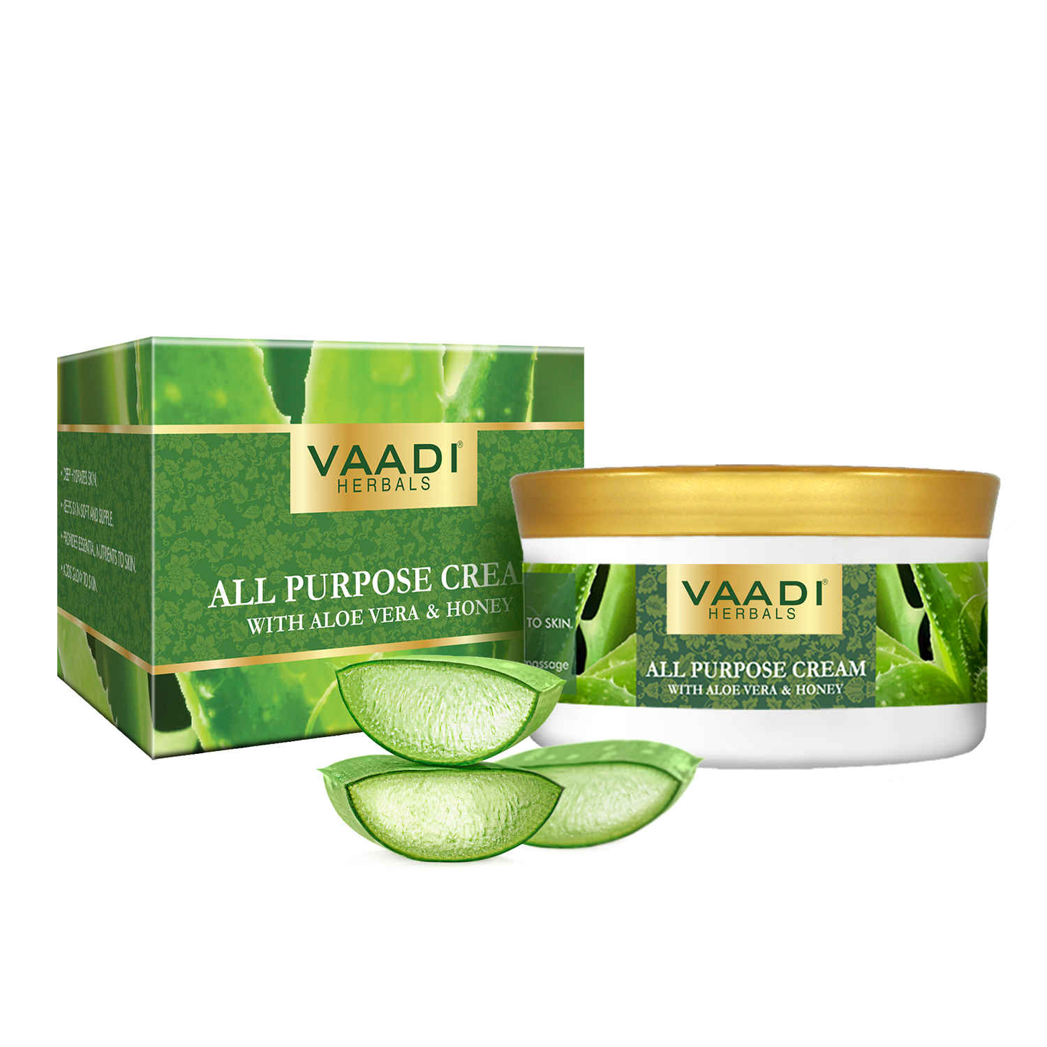 Buy Vaadi Herbals All Purpose Cream With Aloe Vera & Honey (150 gm) - Purplle