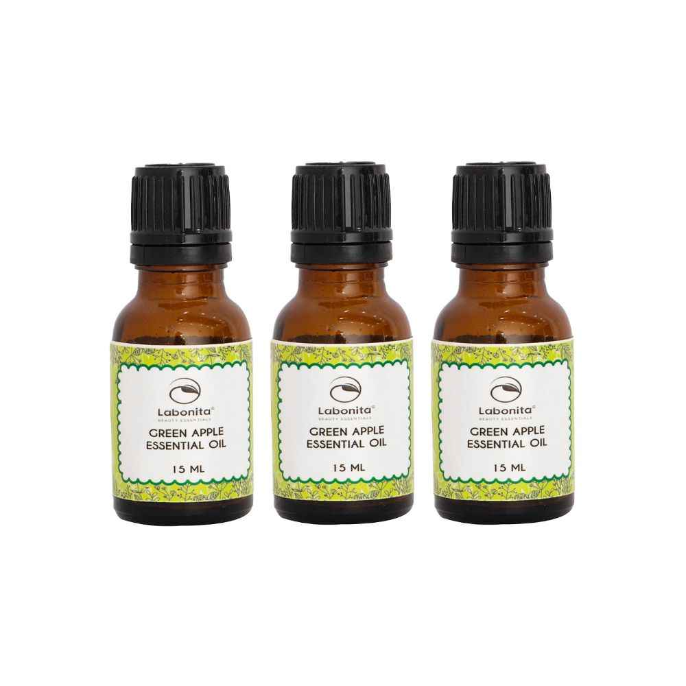 Buy Labonita Pack of 3 Labonita 100% Natural Green Apple Essential Oil - (15 ml each) - Purplle