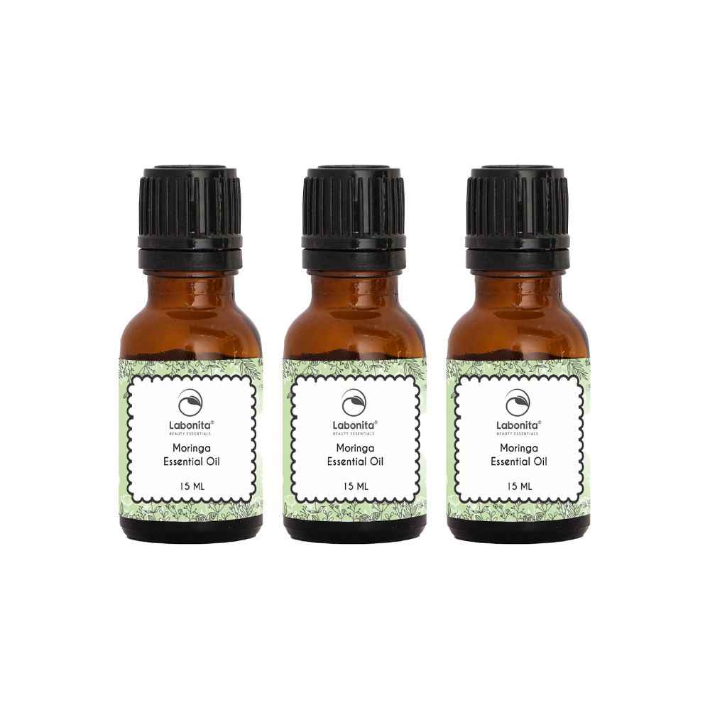 Buy Labonita Pack of 3 Labonita 100% Natural Moringa Essential Oil - (15 ml each) - Purplle