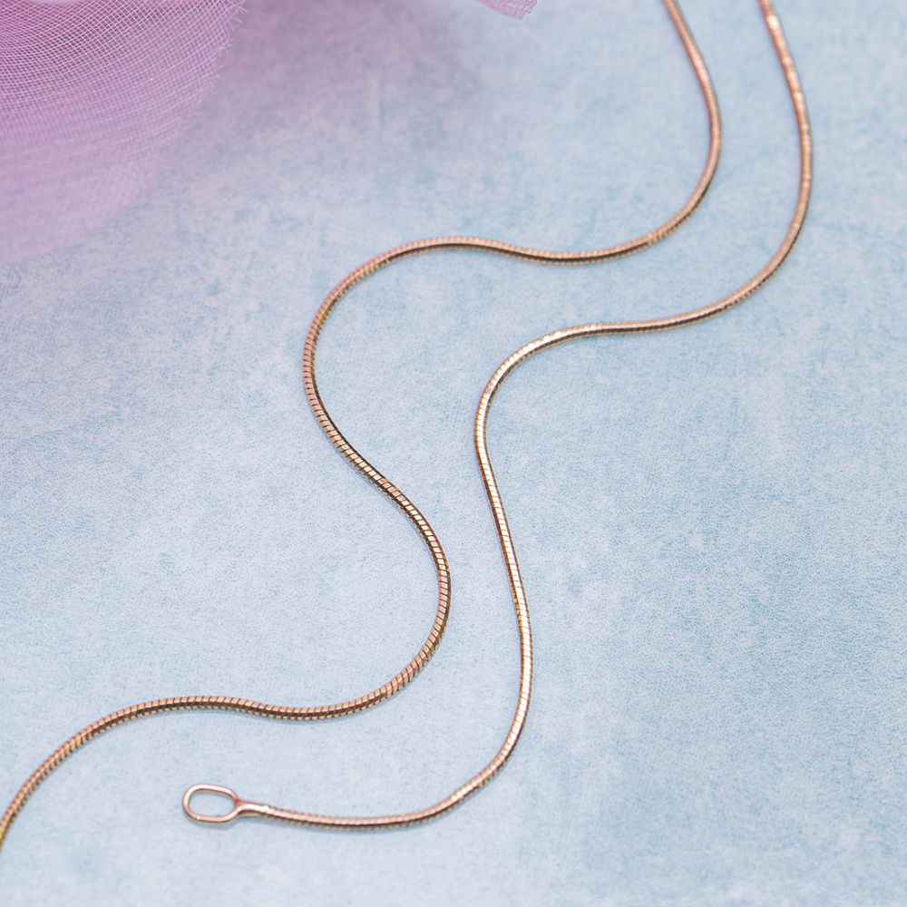 Buy Zavya 925 Sterling Silver Anklet Rose Gold-Plated - Single| With Certificate of Authenticity and 925 Hallmark - Purplle