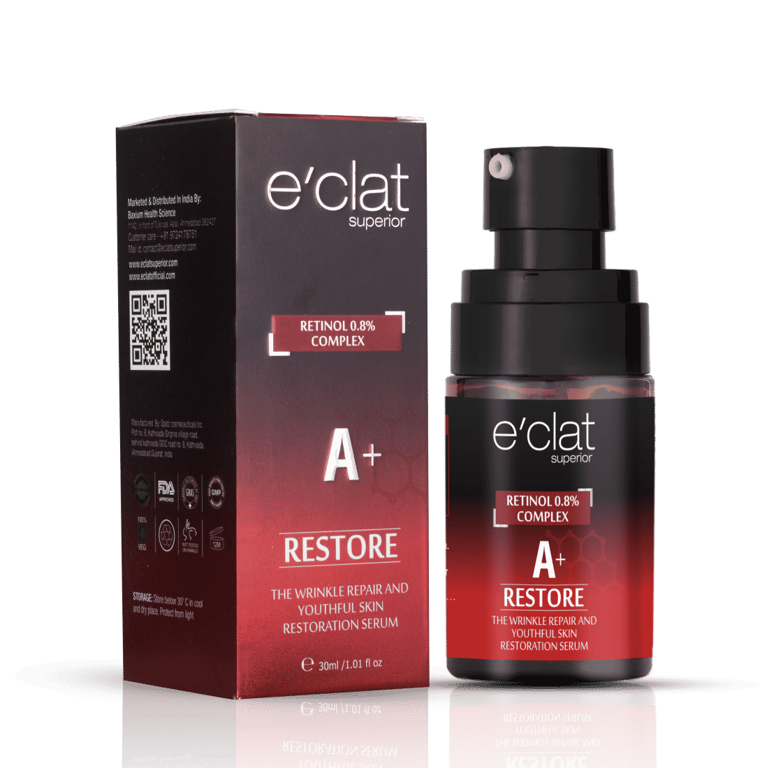 Buy e'clat superior Superior Retinol 0.8% Serum (30 ml) - Purplle