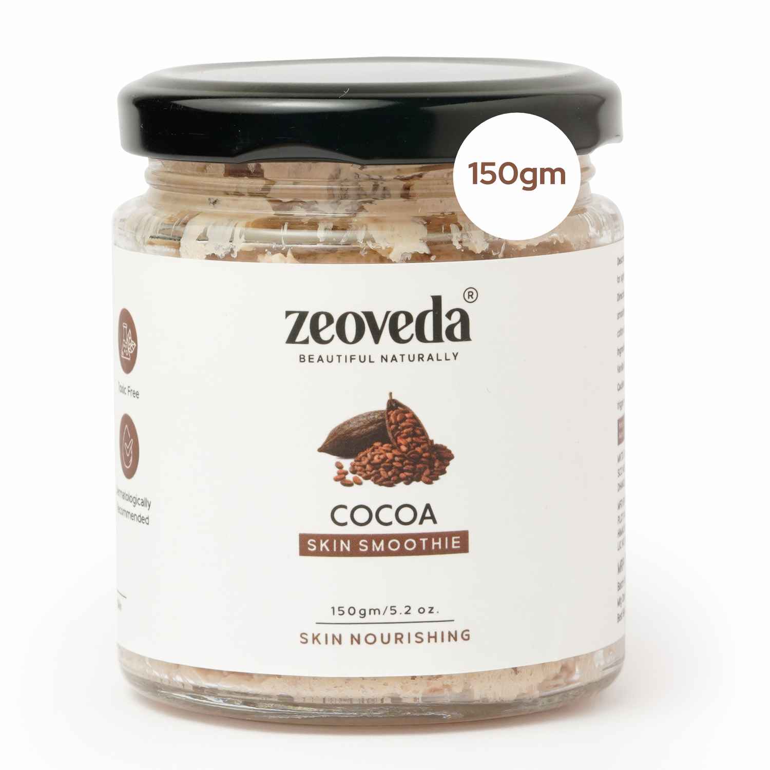 Buy Cocoa Skin Smoothie Face Wash With Cocoa Butter And Coconut Oil For Dry Skin | Natural, SLS & Paraben Free Face Pack for Glowing Skin for both Men & Women 150 Gm - Purplle