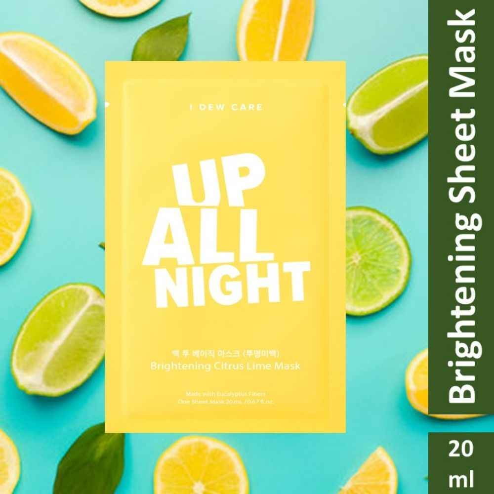 Buy I DEW CARE UP ALL NIGHT, Brightening Sheet Mask | Korean Skin Care - Purplle