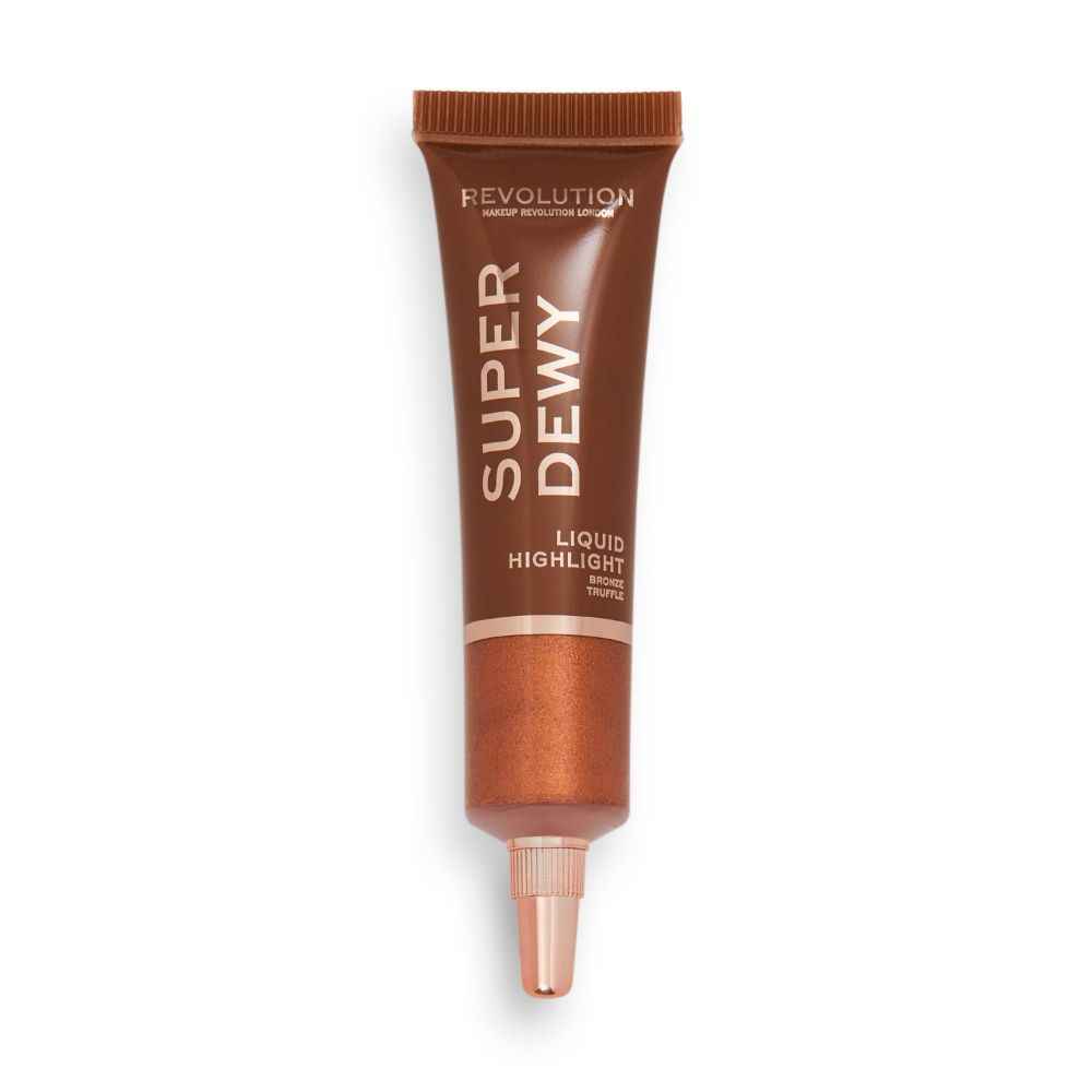 Buy Makeup Revolution Superdewy Liquid Highlighter Bronze Truffle 15 ML - Purplle