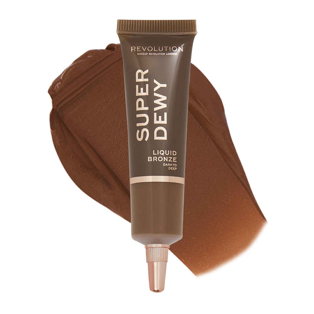 Buy Makeup Revolution Superdewy Liquid Bronzer Dark to Deep 15 ML - Purplle