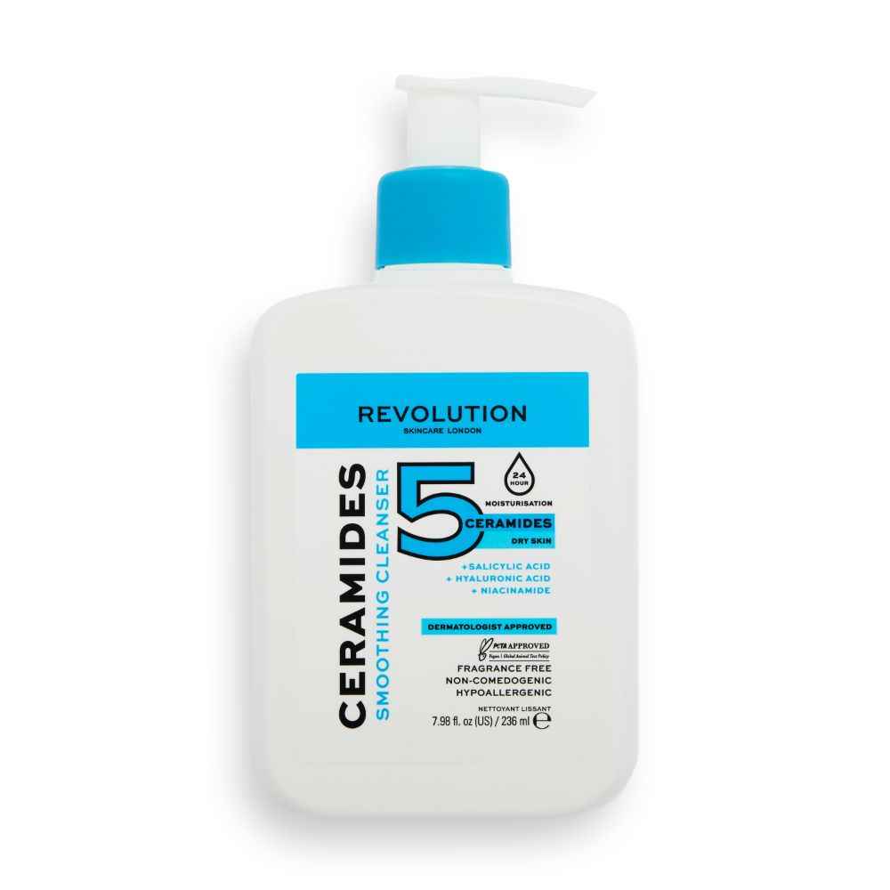 Buy Makeup Revolution Skincare Ceramides Smoothing Cleanser 236 ML - Purplle