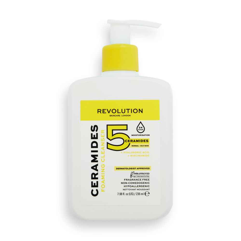 Buy Makeup Revolution Skincare Ceramides Foaming Cleanser 236 ML - Purplle