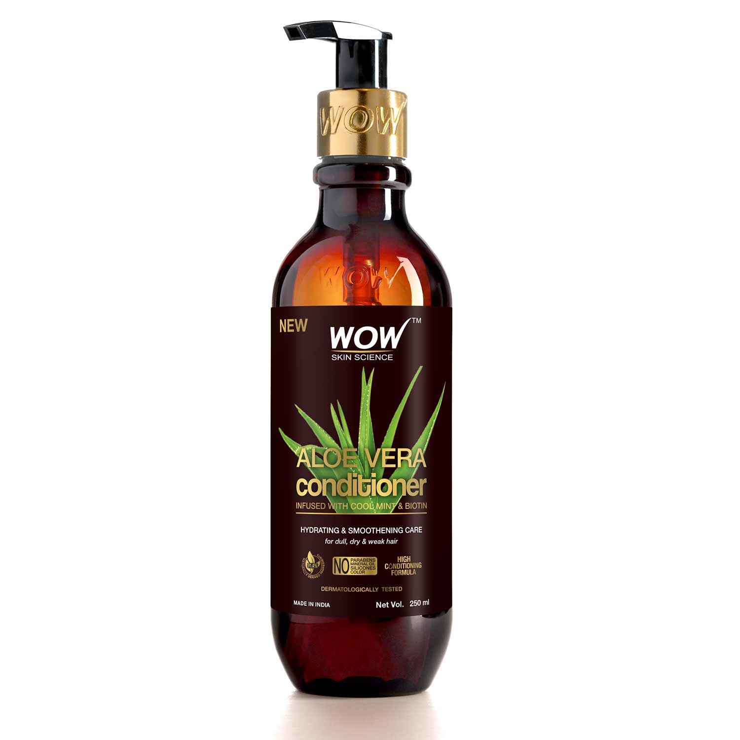 Buy WOW SKIN Science Aloe Vera Conditioner for Hair Smoothening & Hydration - For Dull, Dry And Damaged Hair - 250ml - Purplle