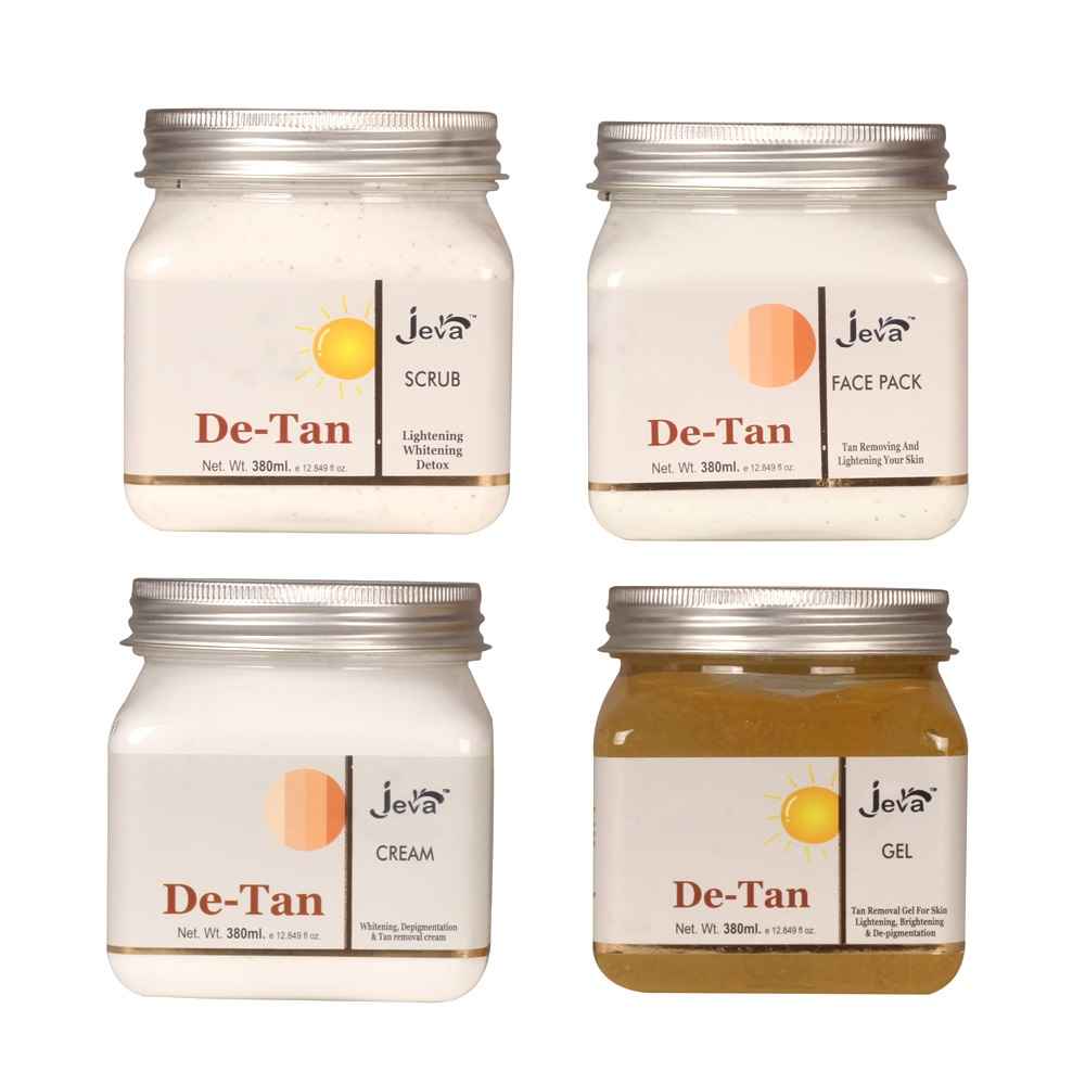 Buy Jeva Detan Eco Facial Kit 380Gm X 4Pc - Purplle