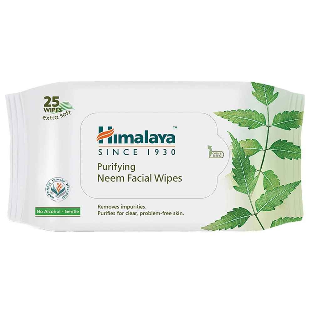 Buy Himalaya Purifying Neem Facial Wipes 25's - Purplle