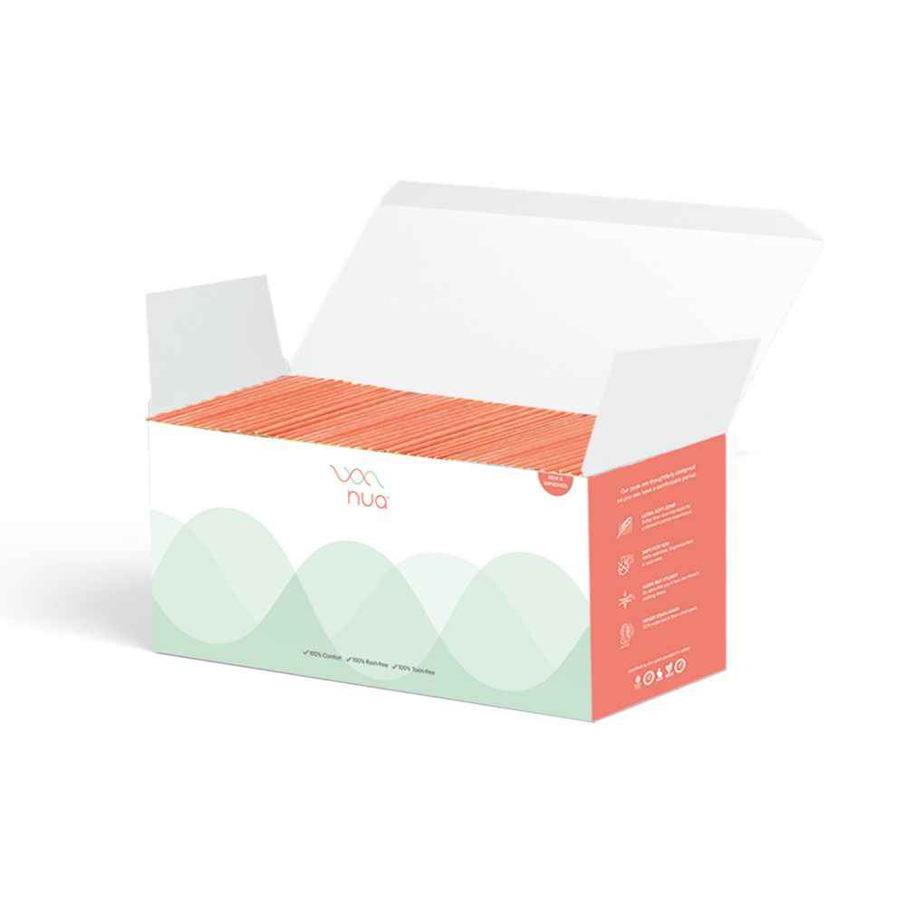 Buy Nua Ultra Thin Sanitary Pads Bulk Packs 50 XL Pads|| Zero Toxins || Free Disposal Cover (Pack of 50 Pads) - Purplle