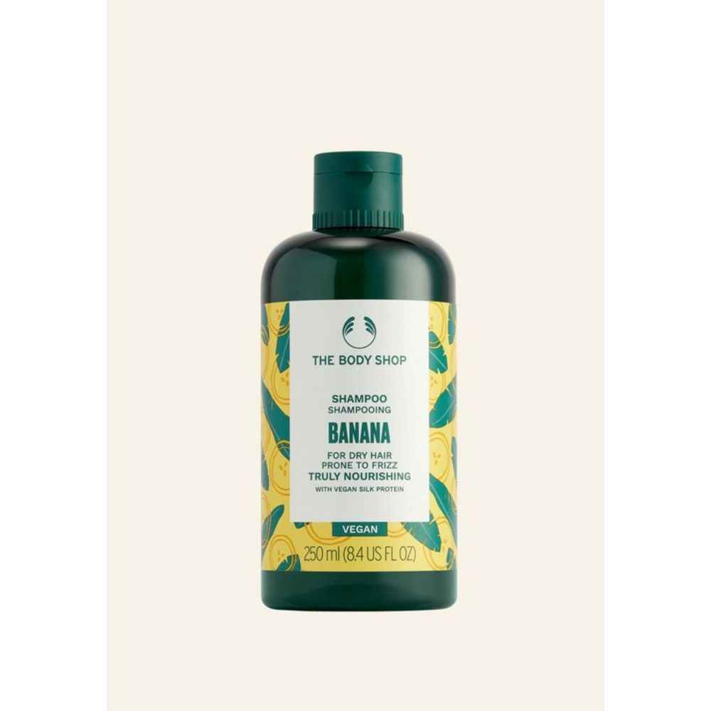 Buy The Body Shop Vegan Banana Truly Nourishing Shampoo, 250Ml - Purplle