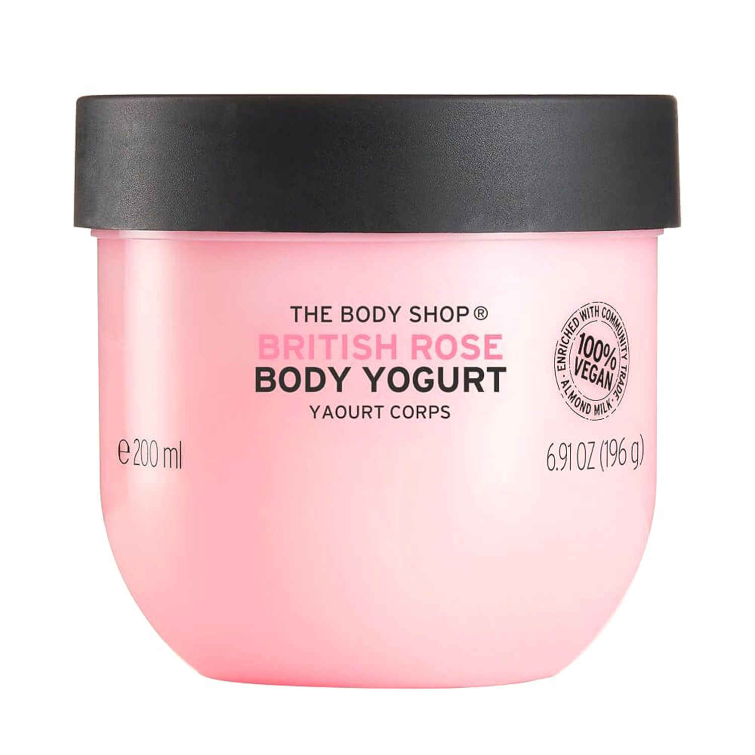 Buy The Body Shop Vegan British Rose Body Yogurt, 200Ml - Purplle