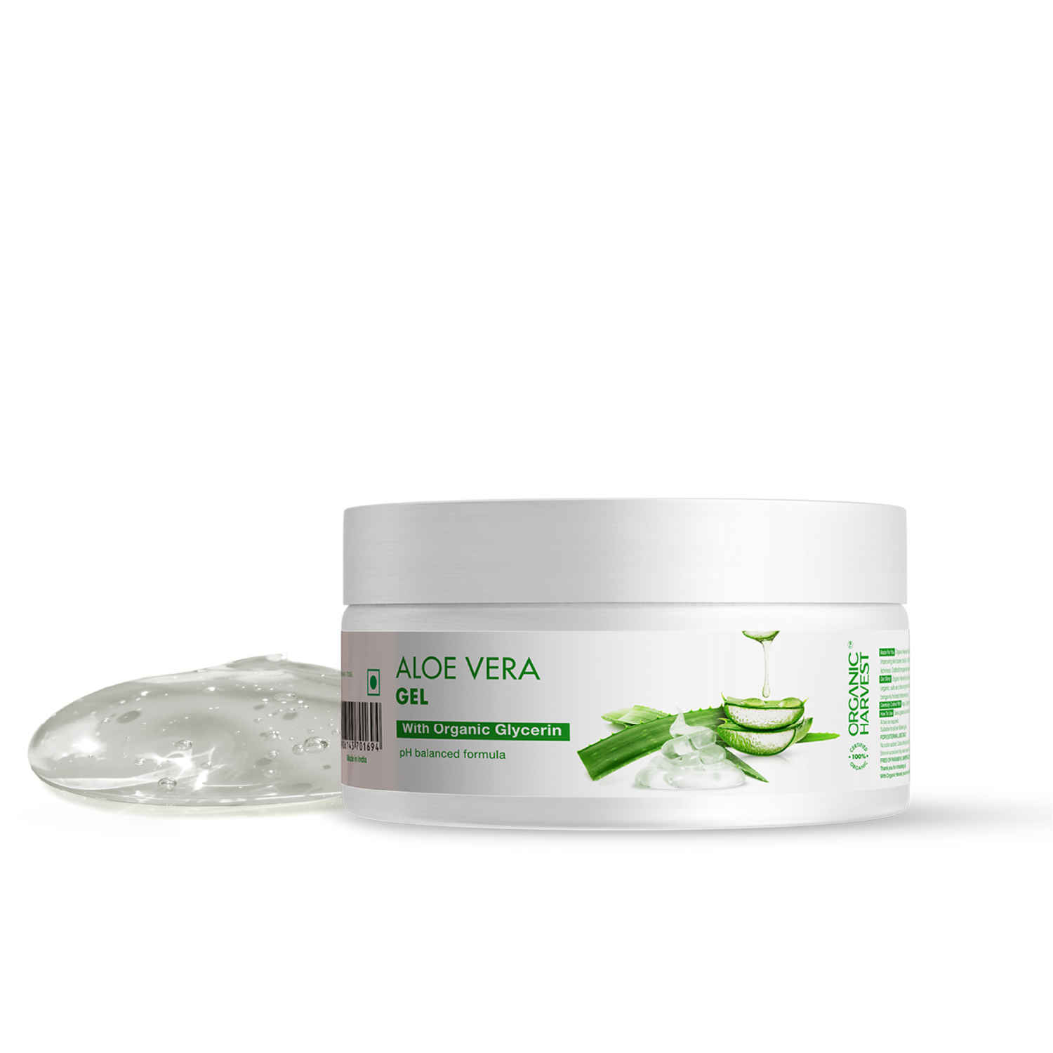 Buy Organic Harvest Aloe Vera Gel: With Organic Glycerine | Moisturizer for Women and Men | Aloe Vera Gel for Face and Hair | 100% American Certified Organic | Sulphate & Paraben-free 200 gm - Purplle