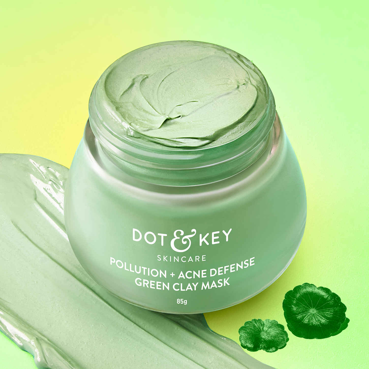 Buy Dot & Key Skin Care Pollution + Acne Defense Green Clay Mask | With Salicylic Acid, Matcha Tea | For Dark Spots, Oily, Acne Prone Skin | 85 gm - Purplle