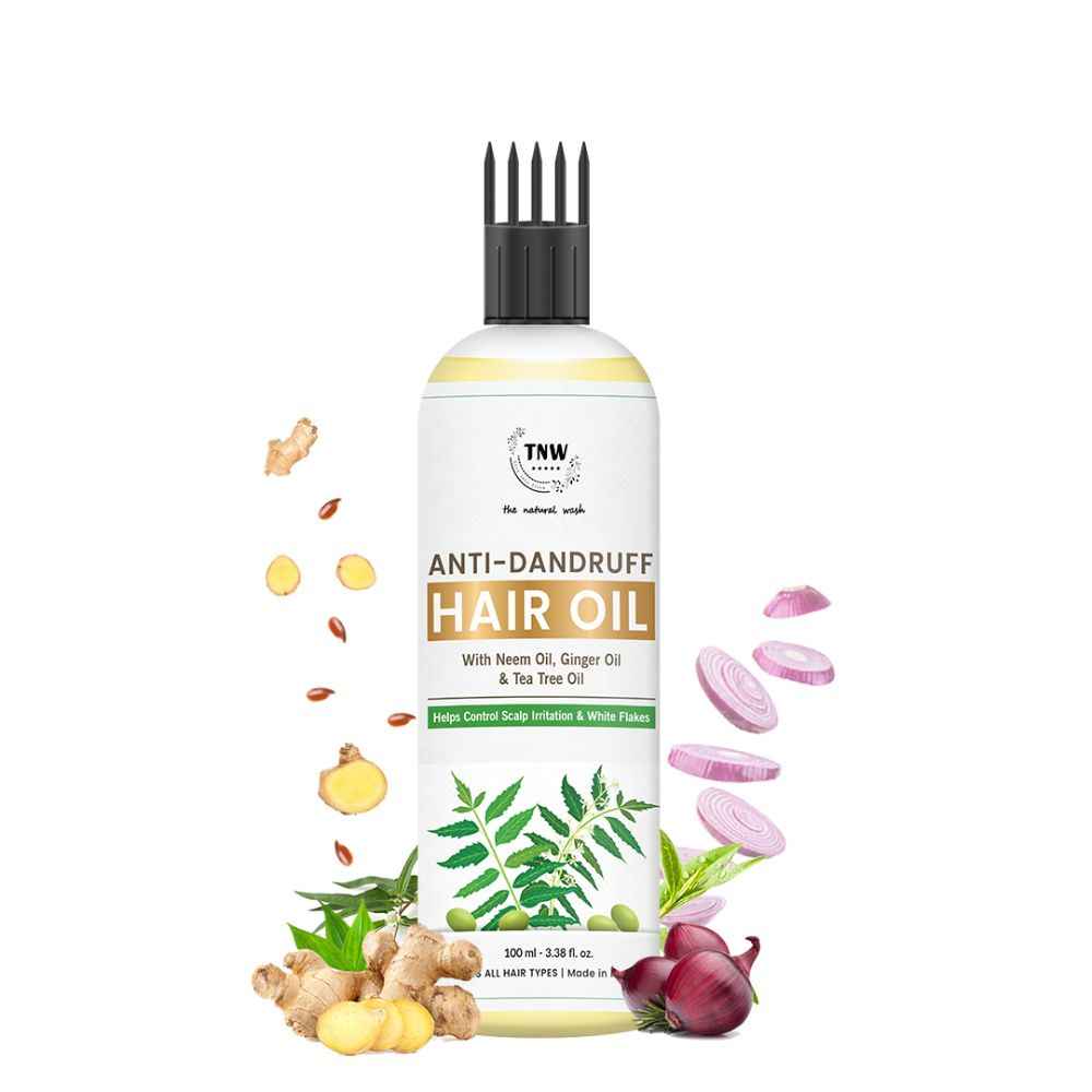 Buy TNW – The Natural Wash Anti-Dandruff Oil with Neem & Ginger | Reduces Dandruff, Calms Irritation & Unclog Follicles | Suitable for All Hair Types - Purplle