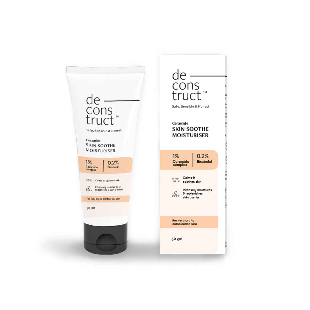 Buy Deconstruct Skin Soothe Moisturizer- 1% Ceramides + 0.2% Bisabolol (50 gm) - Purplle