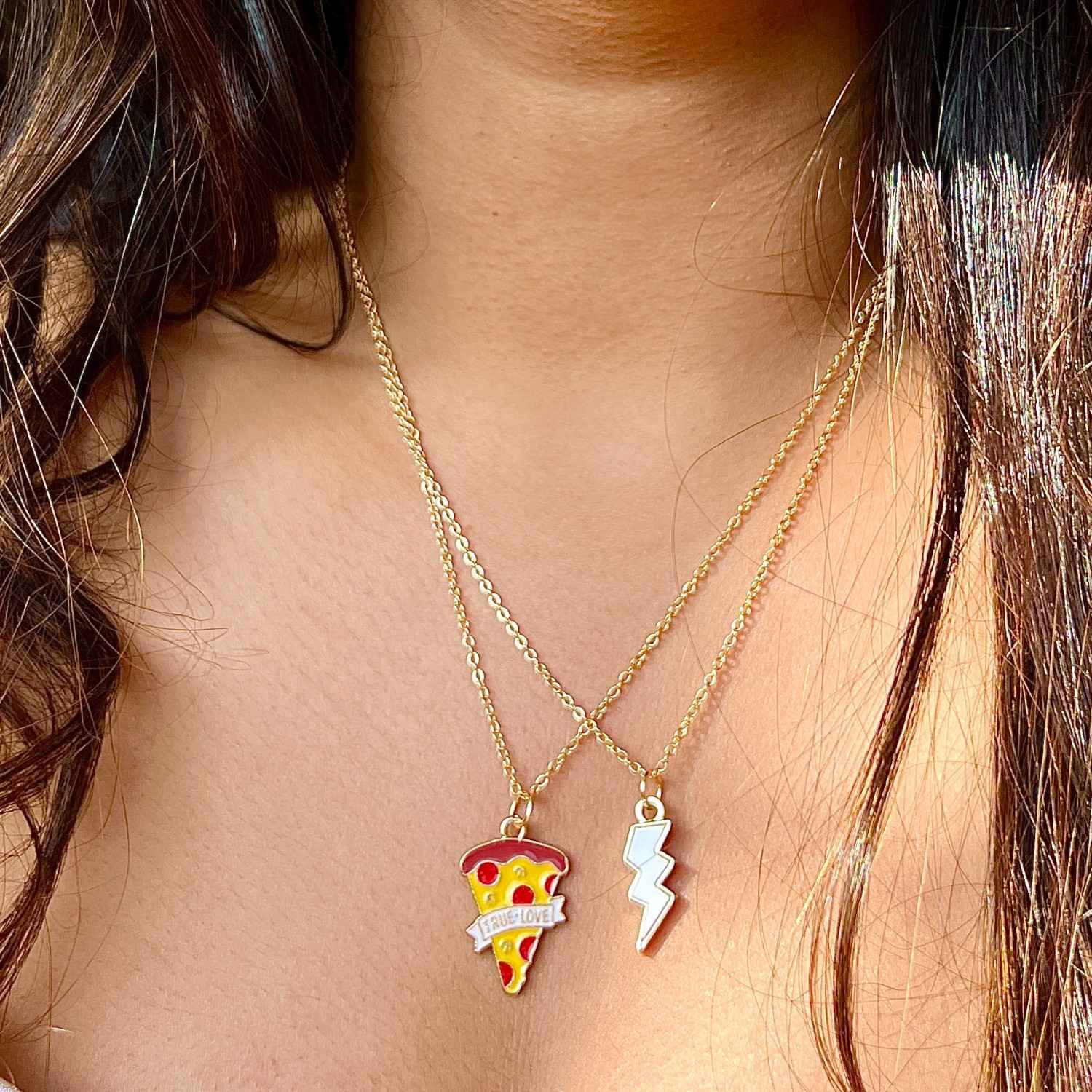 Buy Rack Jack Y2K Charm Pendant Gold Necklace - Flash - White - Purplle