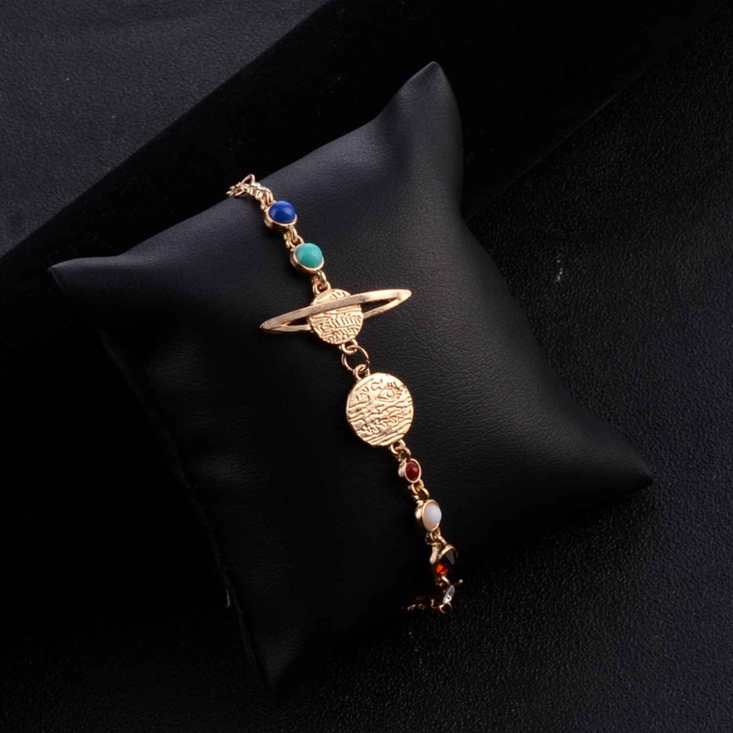 Buy Solar System Beaded Bracelet or Anklet - Gold - Purplle