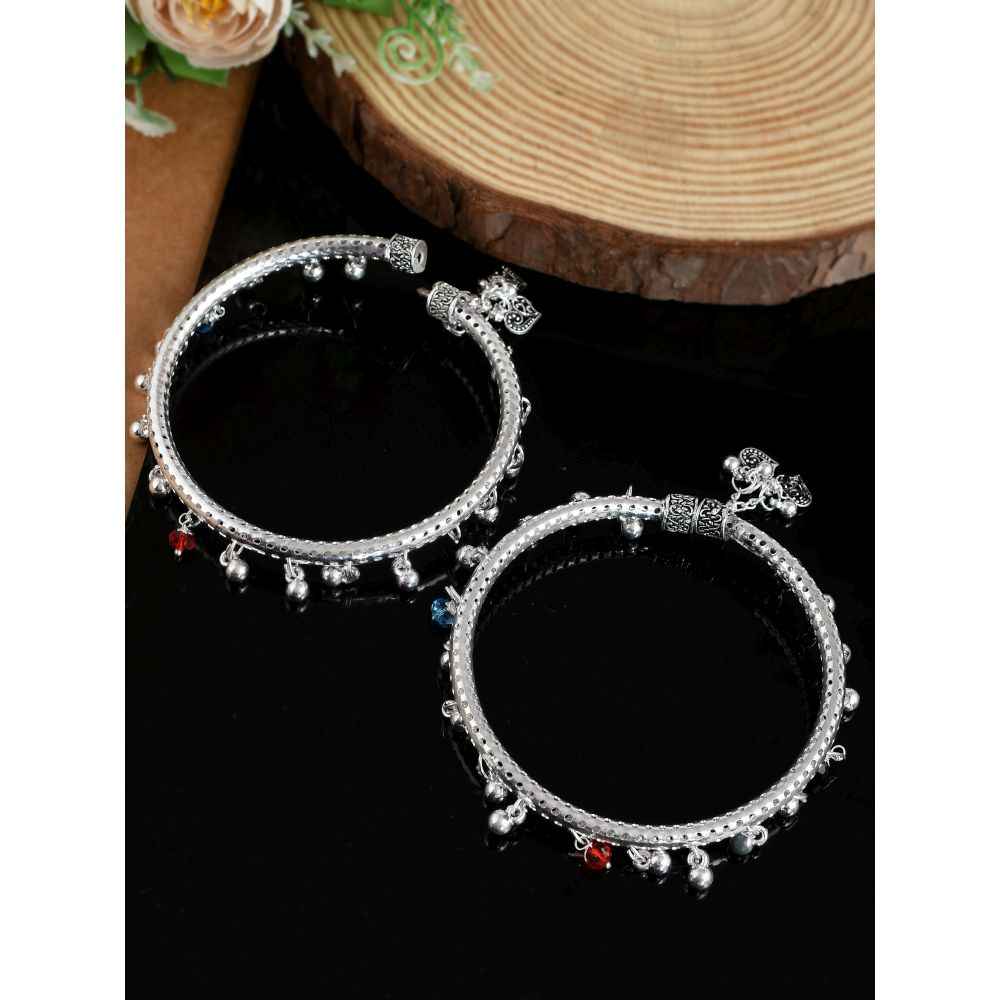 Buy Silvermerc Designs Silver Ankle Chain everyday payal for women - Purplle