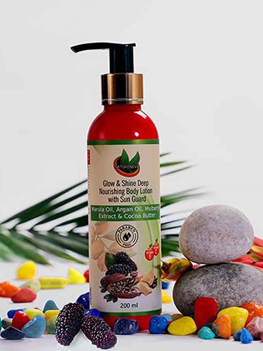 Buy NatureNova Herbals Glow & Shine Deep Nourishing Body Lotion with Sun Guard - 200 ml - Purplle