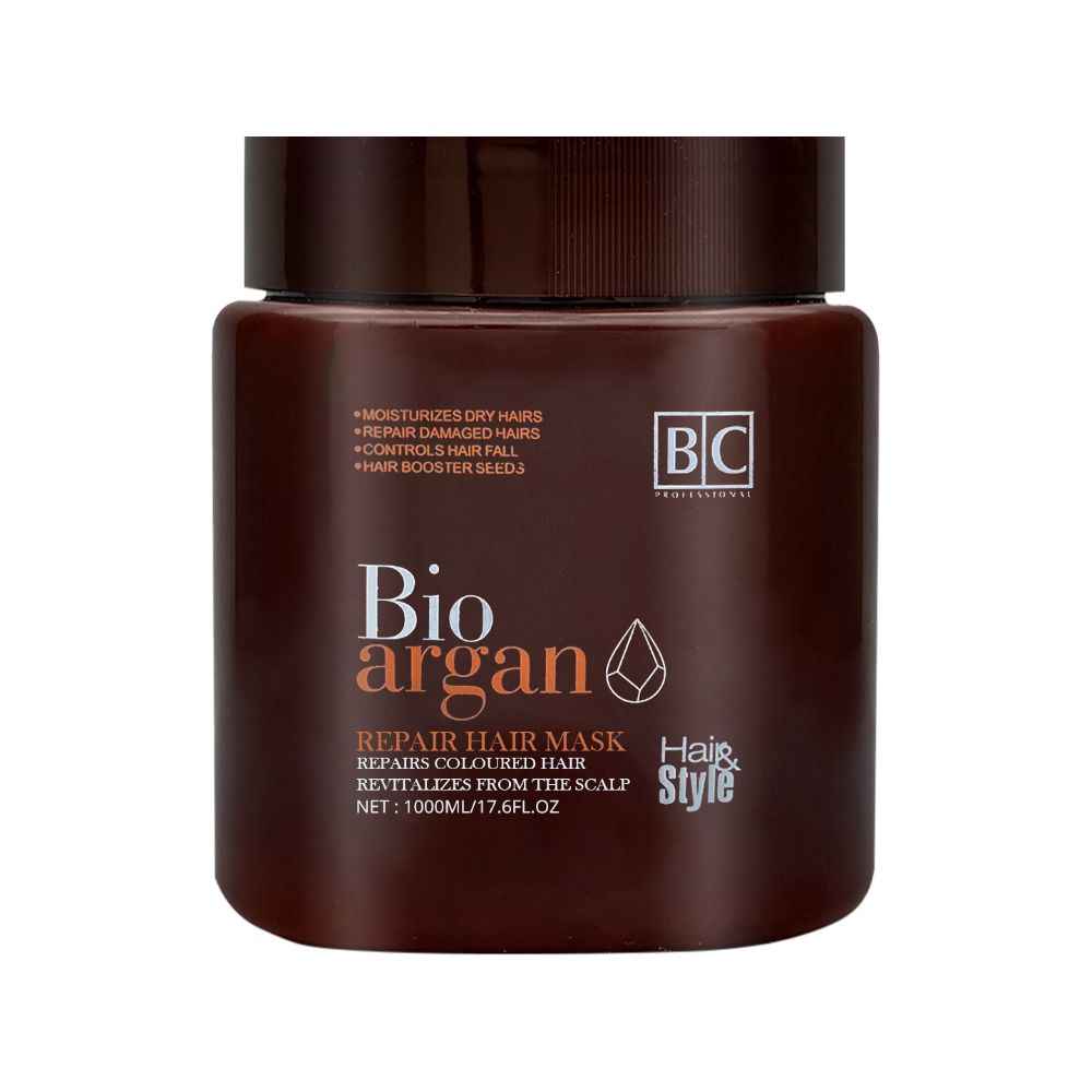 Buy Berina Bio Argan Oil Hair Repair Mask - 500 ml (Dark Brown) - Purplle