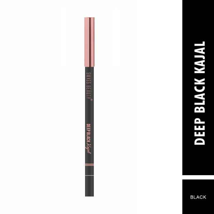 Buy Swiss Beauty Kajal With Sharpener -1-black-1.2 gm - Purplle