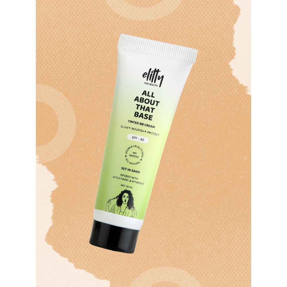 Buy Elitty All About That Base Tinted BB Cream -SPF 30 -Set In Sand (Medium)-Makeup for Teens,50 ML - Purplle