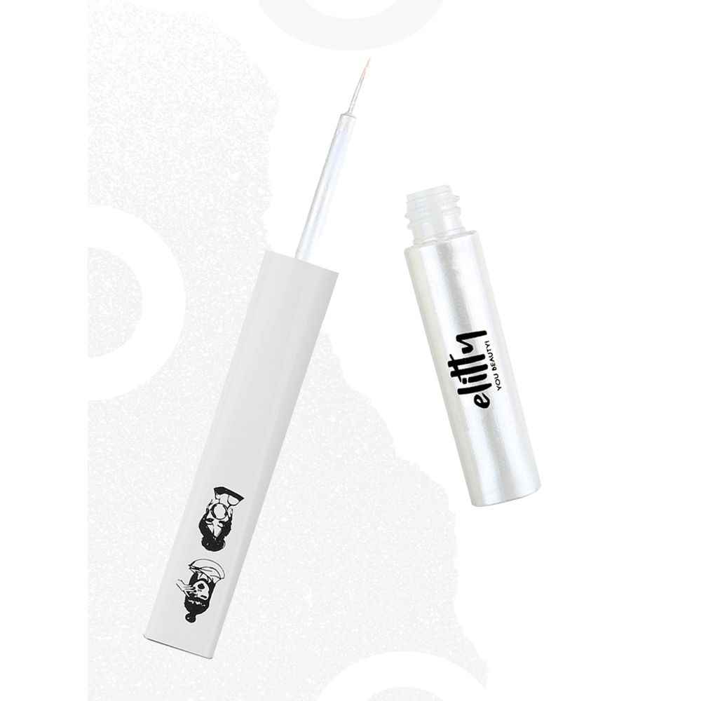 Buy Elitty Liquid Pop Coloured Eyeliner- Cloud Nine (Metallic White) Makeup for Teens - 4 ml - Purplle