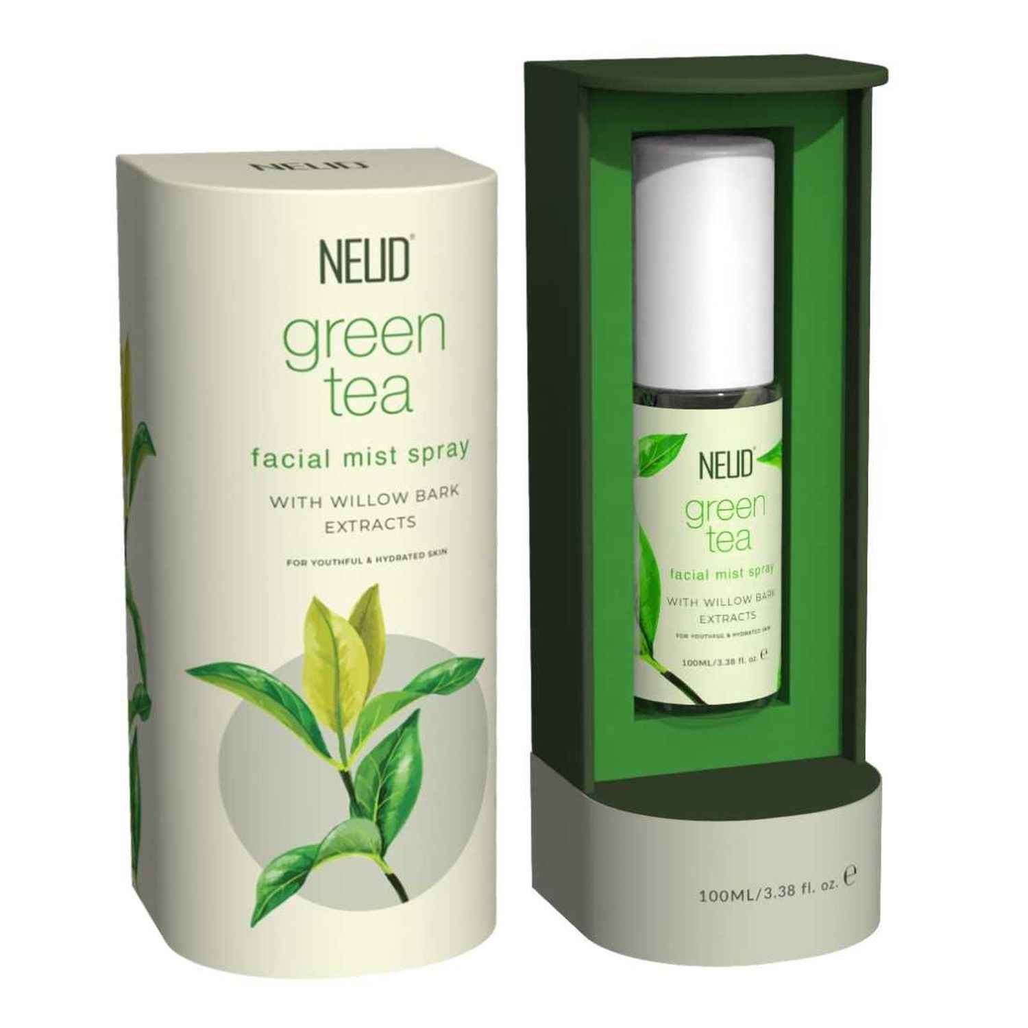 Buy NEUD Green Tea Facial Mist Spray for Youthful & Hydrated Skin - 1 Pack (100 ml) - Purplle