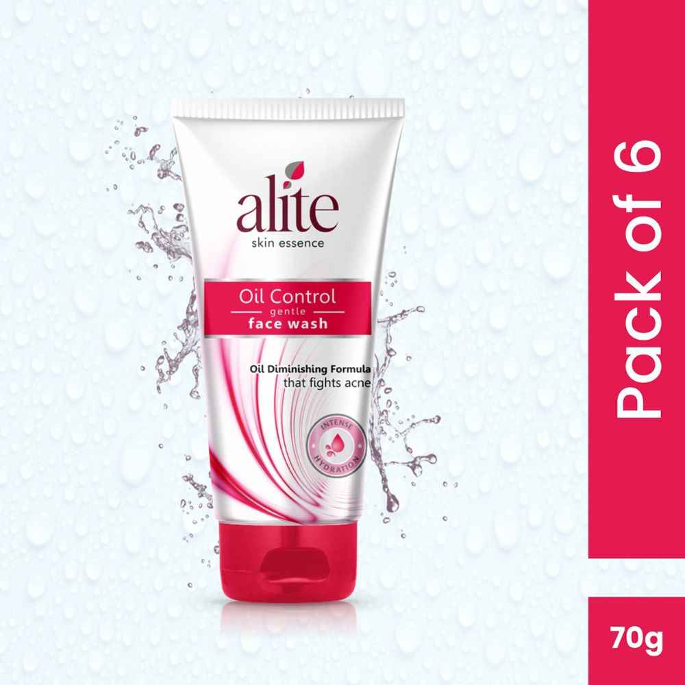 Buy Alite Oil Control Face Wash 70g (Pack Of 6) - Formulated Mild and Tiny Crystals & Soap Free Formula || Helps to Make Skin Oil Free, Soft, Refreshed and Acne Free Skin (Unisex) - Purplle