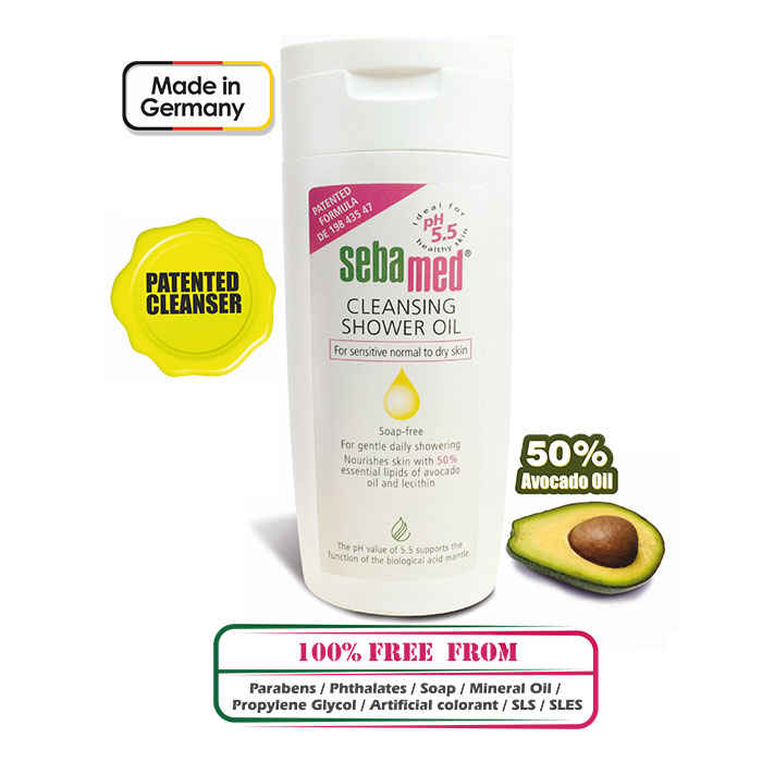 Buy Sebamed Cleansing Shower Oil (200 ml) - Purplle