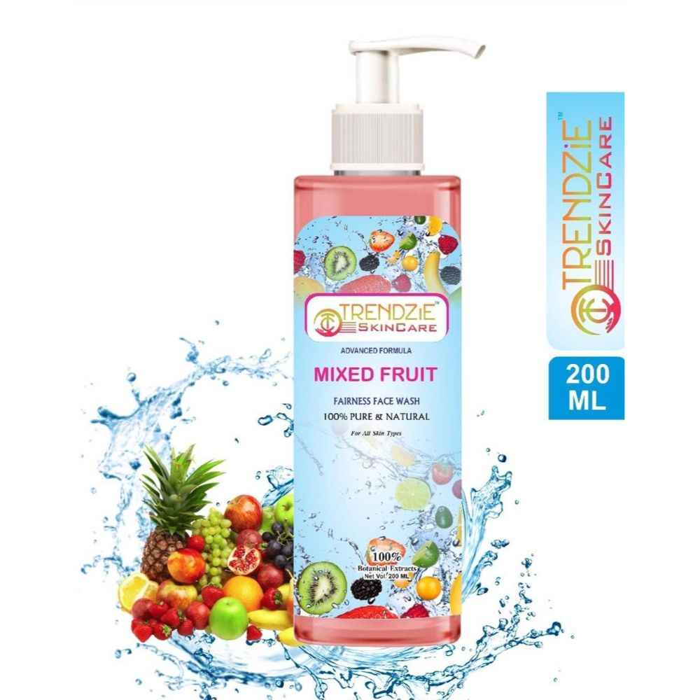 Buy TRENDZIE SKIN CARE Mixed Fruit Fairness Face Wash (200 ml) - Purplle