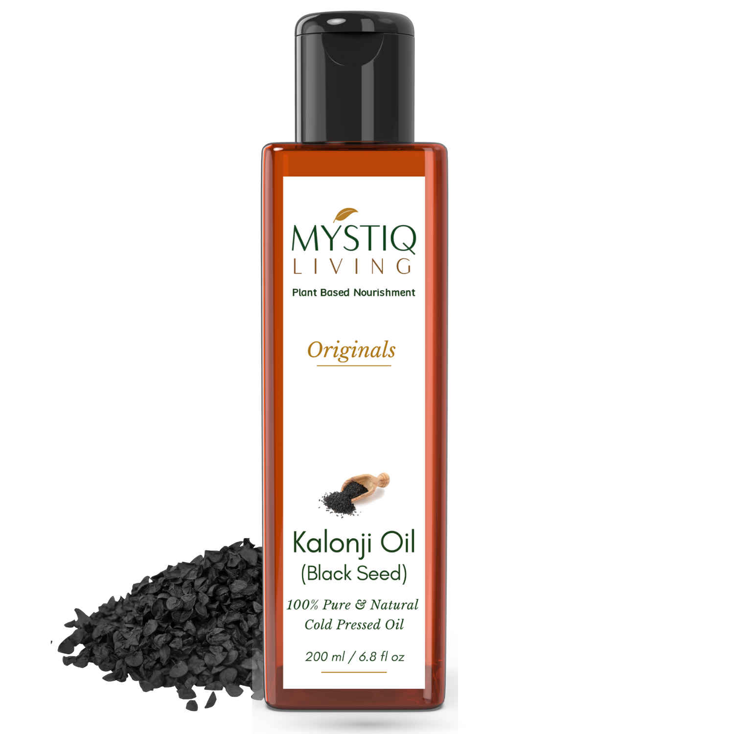 Buy Mystiq Living Originals - Kalonji Oil (Onion Black seed )-(200 ml) - Purplle