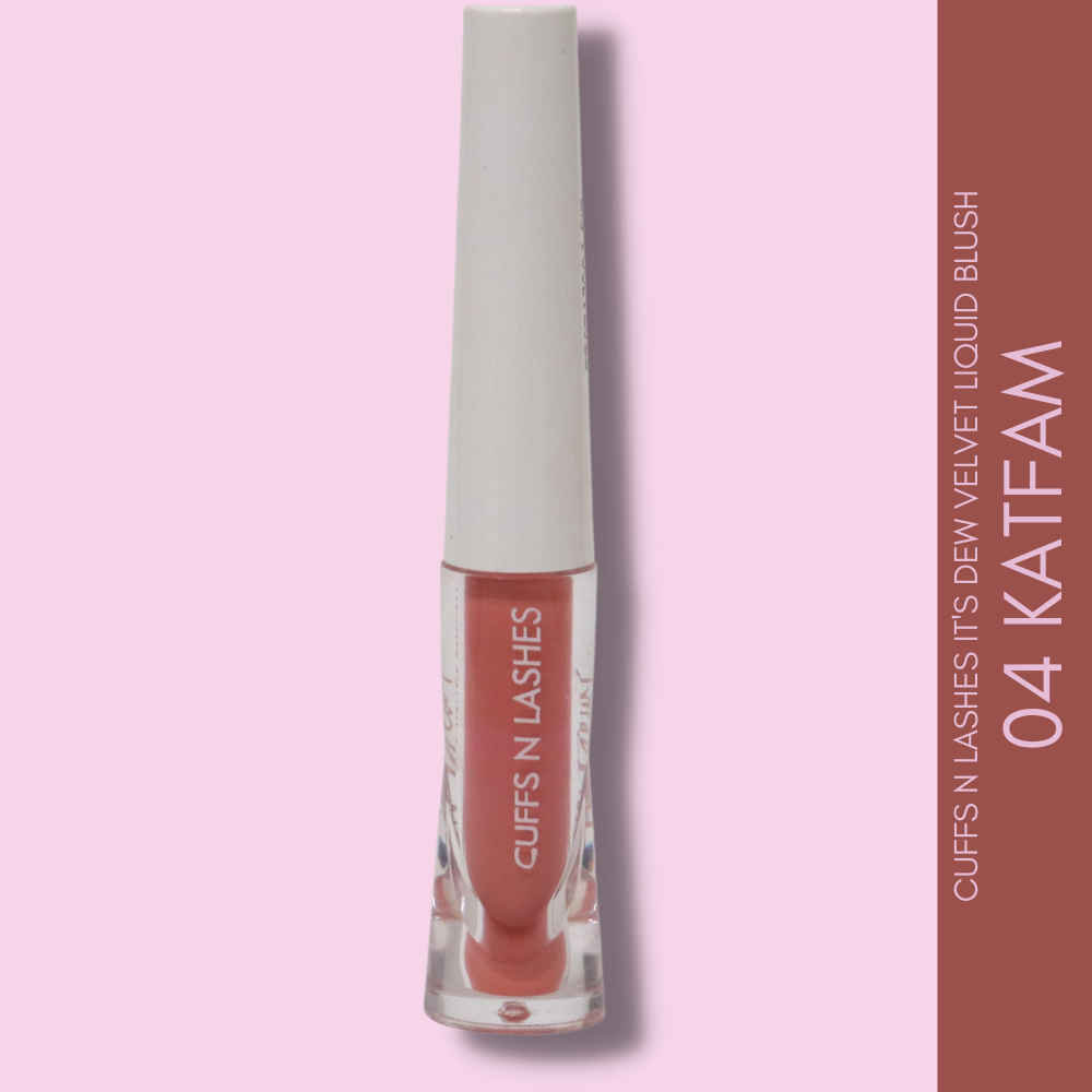 Buy Cuffs n Lashes It's Dew Velvet Liquid Blush, Katfam 04, 5 ML - Purplle