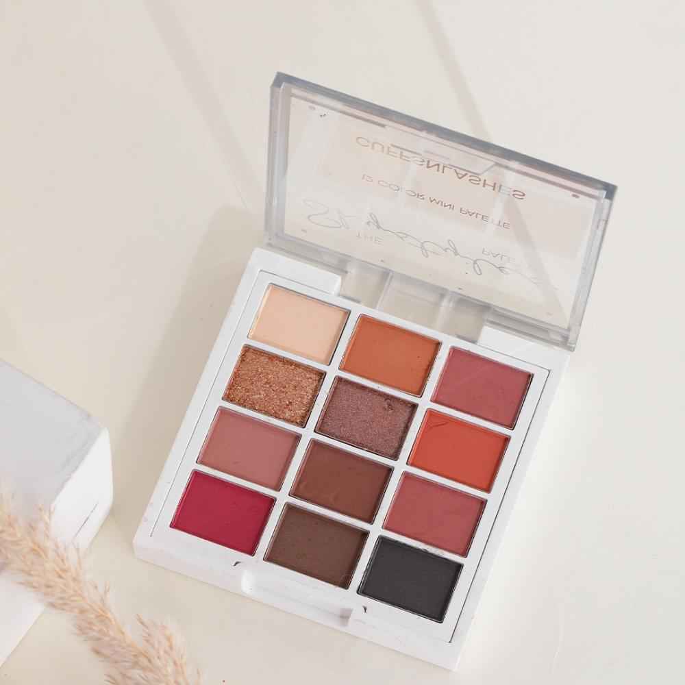 Buy Cuffs n Lashes x Shystyles | The Shystyles Palette | 12 Color Mini Palette - Nancy Nude - Purplle