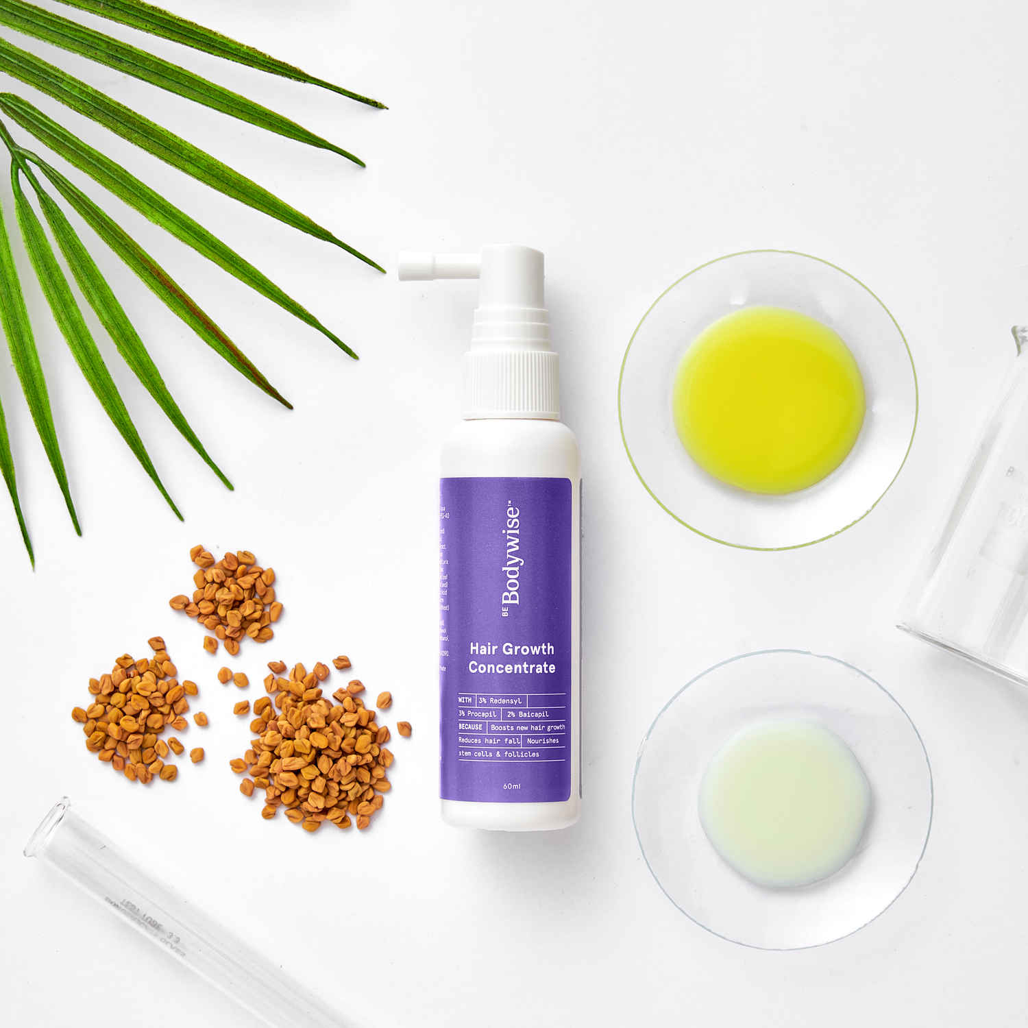 Buy Be Bodywise Hair Growth Concentrate With 3% Redensyl for Faster Hair Growth | 60 ml - Purplle